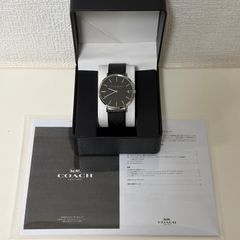 コーチ 腕時計 メンズ チャールズ ブラウン ステンレスベルト - メルカリ