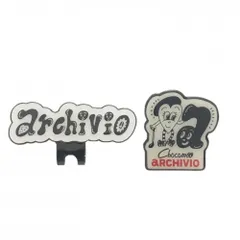 【新品】アルチビオ×Chocomoo マーカー 白×黒 チョコムー コラボ ゴルフ archivioのサムネイル