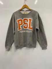 タ62⚫︎JERZEES⚫︎ジャージーズ⚫︎NUBLEND⚫︎スウェット⚫︎プリント●綿混⚫︎sizeM⚫︎ライトグレー