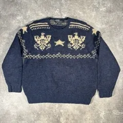 Polo by Ralph Lauren ポロラルフローレン ポロラルフローレン ハンドニット イーグル＆スター ヴィンテージ メンズ L