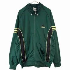 90年代 adidas アディダス トラックジャケット スポーツ グリーン(メンズ M)中古 古着 X7370
