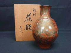【極美品】伝統工芸 高岡銅器 峰雲作 金彩 鶴首花瓶 一輪挿し 華道具 和モダン 伝統工芸】高岡銅器 鋳銅花瓶 峰雲作 鶴首 一輪挿し 共箱付き - メルカリ