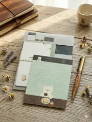 福岡麻利子 便箋2柄入りレターセット