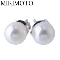 ミキモト MIKIMOTO K18 ダイヤ ピアス 0.14ct 定価14万 - メルカリ
