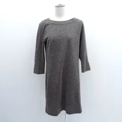 theory / セオリー ◆ワンピース/ジャガード織り/グレー×ゴールド/サイズ38 03-2305043  レディースファッション