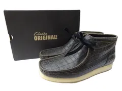 Clarks クラークス Wallabee Boot ブラック クロコダイル UK9 43