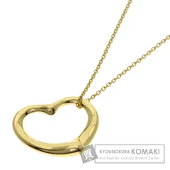 TIFFANY&Co. ティファニー オープンハート ネックレス K18YG レディース [中古]