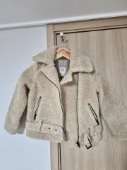 ギャップ キッズ アイボリー フリース ジャケット xs