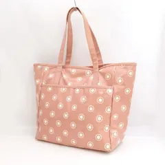 agnes b / アニエスベー ■トートバッグ ピンク ホワイト 星 セミショルダー 【バッグ/バック/BAG/鞄/カバン】 ブランド【中古】 