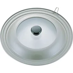 【新品・7営業日以内発送】4960265500072 オダジマ テフロンセレクトフライパンカバー 24～26cm 窓付 フタ フッ素フライパンカバー 窓付フライパンカバー ガラス窓付き【沖縄離島販売不可】のサムネイル