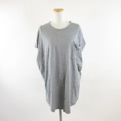 スライ SLY バンドスリーブタックカットソー ビッグシルエット グレー 1 *A819