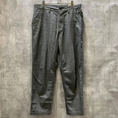60s- ファーマーズ コットンピケ ブラック ストライプパンツ - メルカリ