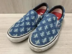 VANS  Supreme  スニーカー サイズ表記26.5cm ブルーデニム Slip-On Pro VN0A38DD2DD