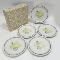 Noritake / ノリタケ ◆【洋食器】ノリタケ/ストーンウエアー野菜柄プレートセット（5枚組） 89016 雑貨 アンティーク コレクション ギフト【未使用】 