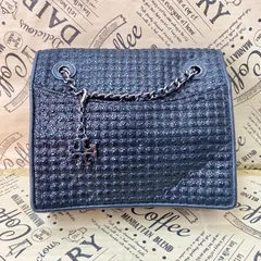 トリーバーチ ショルダーバッグ ブラック パーティ チェーン ポシェット GD16