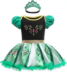 13M597 [Dressy Daisy] 幼児 女の子 プリンセスドレス ロンパース コスプレ カチューシャ付 ハロウィン 誕生日 パーティー 仮装