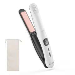 POLENTAT ヘアアイロン コードレス ストレート 2way 3000万マイナスイオン 120~200℃ 5段階温度調節 TYPE-C充電式 液晶ディスプレイ 急速加熱 誤起動防止ロック 前髪用 持ち運び 旅行/出張 PSE認証済a ed00b984