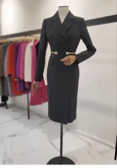 モジョエスピン ウエスト チェーン キュービック ポイント ワンピース