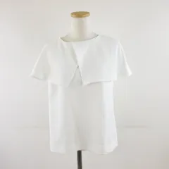 チェスティ Chesty ケープトップス カットソー ノースリーブ 白 1 *A45のサムネイル