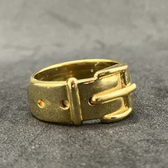 GUCCI グッチ ヴィンテージ スカーフリング ホースビット ゴールド