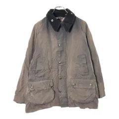 イングランド製 Barbour バブアー サンフェード BEDALEビデイル オイルドジャケット サンフェード ブラック(メンズ 42)中古 古着 V8754