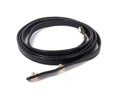 ■美品■ COACH コーチ レザー バッグ用 クロスボディ ショルダーストラップ 肩掛け 斜め掛け レディース メンズ ブラック系 DM5884