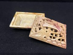大理石 龍彫刻壺 インテリア - メルカリ