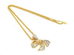 極美品 SWAROVSKI クリスタル ゴールド ネックレス S00093 - メルカリ