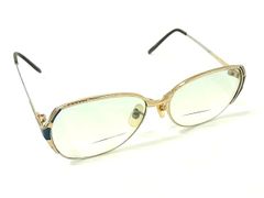 CELINE Macadam Prescription Sunglasses/Eyeglasses for Women and Men, Gold/Blue Tone, DM6785
