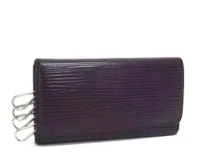 LOUIS VUITTON ルイヴィトン M6382K エピ ミュルティクレ4 4連 キーケース 鍵入れ レディース メンズ カシス パープル系 DM6861