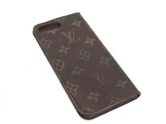 LOUIS VUITTON ルイヴィトン モノグラム フォリオ iPhone7plus/8plus 対応 手帳型 アイフォンケース スマホケース ブラウン系 DM7198