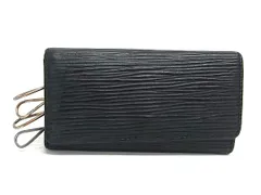 LOUIS VUITTON ルイヴィトン M63822 エピ ミュルティクレ4 4連 キーケース 鍵入れ メンズ レディース ノワール ブラック系 DM7471