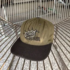 STUSSY / 80’s usa製 logo cap size Free  オールドステューシー　白タグ　キャップ　帽子　Sロゴ　刺繍　ストリート sk8　ショーン　スケシン フェード　vintage　アーカイブ アメリカ製 西海岸