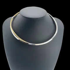 SWAROVSKI スワロフスキー チョーカー ネックレス ラウンドカット ミックスメタル シルバー  ゴールド 首飾り アクセサリー ジュエリー