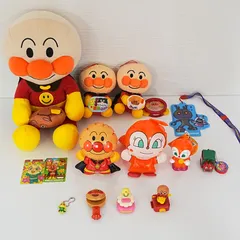 [NI] それいけ アンパンマン　セット　ぬいぐるみ　ミニタンバリン　ほかほかピープー　ドキンちゃん　キーホルダー　ブロックラボ　ガシャポン　ハンディコンサート　メロンパンナ　15点まとめて