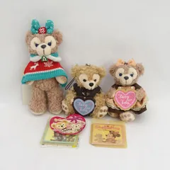 Disney / ディズニー ◆ぬいぐるみストラップ　Sweet Duffy ダッフィー　シェリーメイ　セット 子供用品【未使用】 