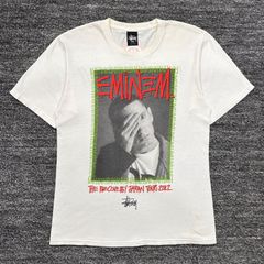 古着eminem stussy 来日記念コラボTシャツ ストリート n.w.a. - メルカリ