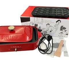 新品未使用】BRUNO コンパクトホットプレート レッド ベビースター