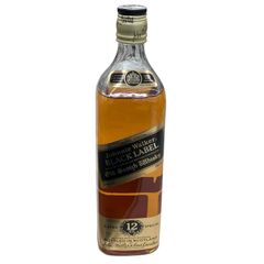 未開栓 ジョニーウォーカー ブラックラベル 12年 ウイスキー 750ml