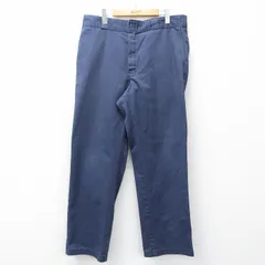 W36/古着 ディッキーズ ワーク パンツ メンズ 874 紺 26mar12