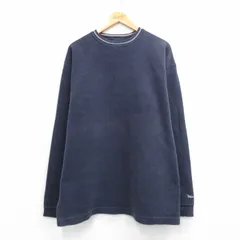 XL/古着 ティンバーランド 長袖 ビンテージ Tシャツ メンズ 00年代 00s 無地 大きいサイズ コットン クルーネック 紺他 26mar12のサムネイル