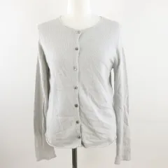 ミルクフェド MILKFED. ニットカーディガン 長袖 グレー S *A273