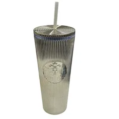 186001 Starbucks スターバックス ロゴコールドカップタンブラー 710ml ホリデー２０２５　ベンティ シャンパンゴールド