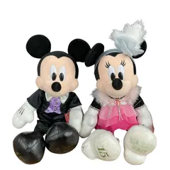 170071 ディズニー　ミッキー ミニー 15周年 ビッグバンドビート　ぬいぐるみ 2点まとめ売り