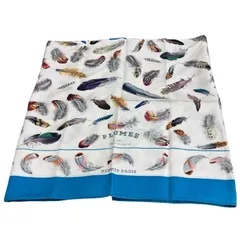 180053 HERMES エルメス スカーフ 羽