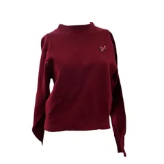 186005 LANVIN ランバン ニット M レッド レディースのサムネイル