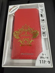☆オロビアンコ iPhone11Pro 手帳型ケース 赤 新品 OR-11p☆のサムネイル