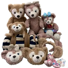 186001 現状品 Disney ディズニー ダッフィー&シェリーメイグッズ　まとめ ブラウン ユニセックス 9点まとめ売り
