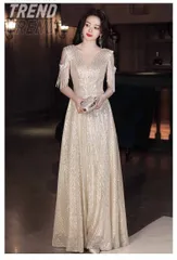 ウエディングドレス 二次会 前撮り 大きいサイズ 結婚式/二次会ドレス 海外挙式 ウェディングドレス ライトドレス 花嫁ドレス ロングドレス 後撮り 結婚式 スレンダードレス 袖なし ワンピース 宴会 司会者　ゴールド