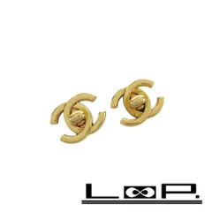 シャネル ■美品■ヴィンテージ■ イヤリング アクセサリー ココマーク ロゴ ゴールド GP 95A 箱 【608100】7